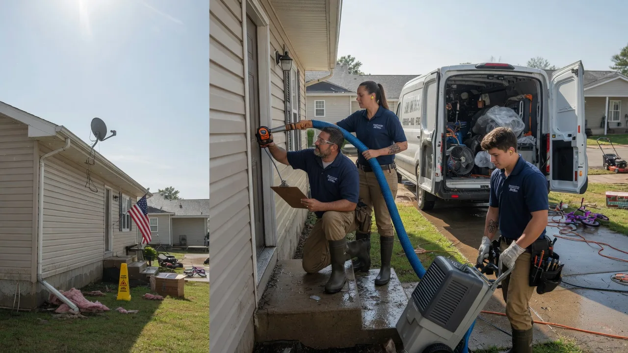 Ceiling Water Damage Restoration in Allred, TN near me